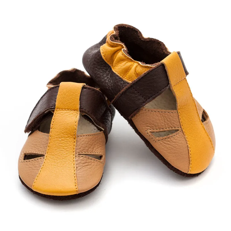 Sandal Two-Color Barfotaskor/ Tofflor