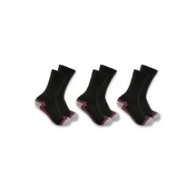 SC6423W&#x20;Women&#x27;s&#x20;Work&#x20;Socks&#x20;Force&#x20;Crew&#x20;3-pack&#x20;-&#x20;Carhartt