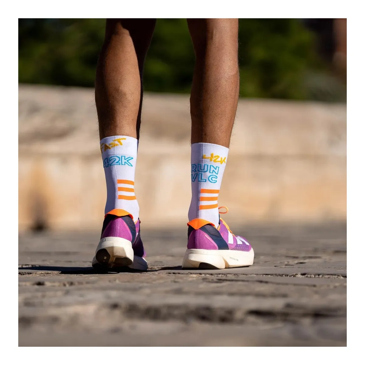 Socks Sporcks Run VLC White