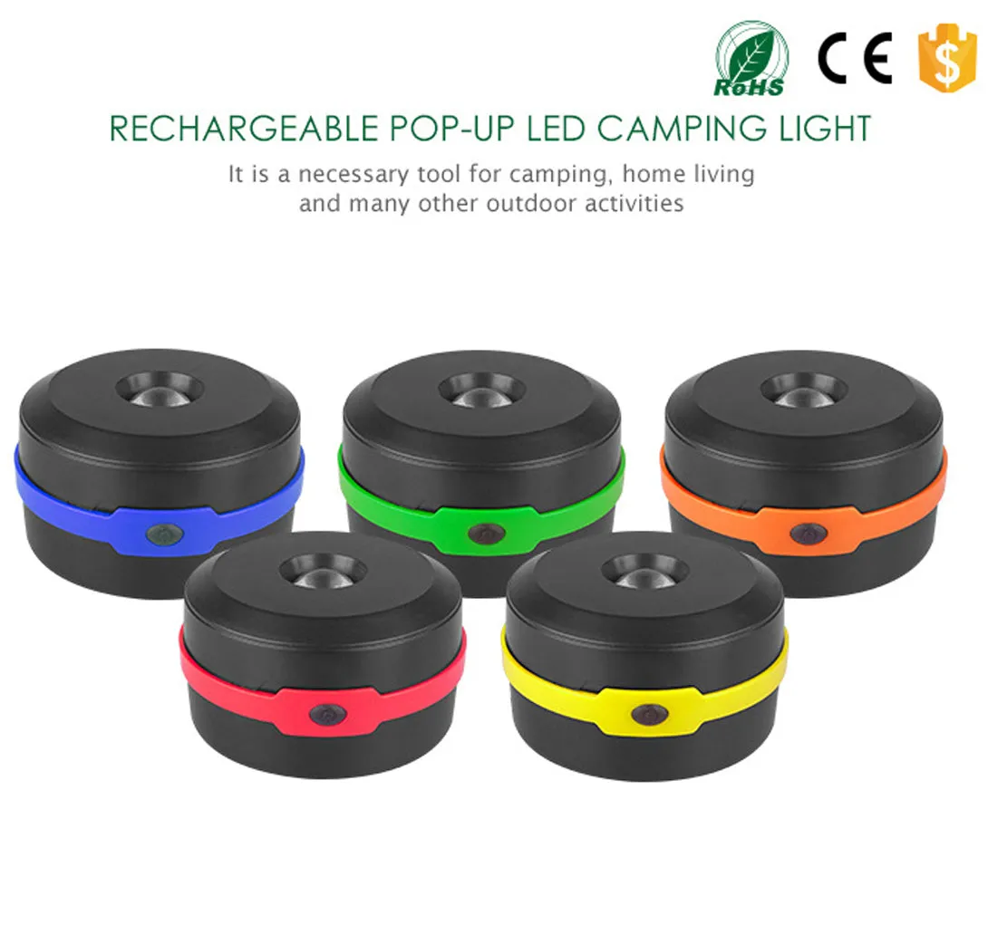 Solar Powered LED Camping Lantern, Collapsible Design USB