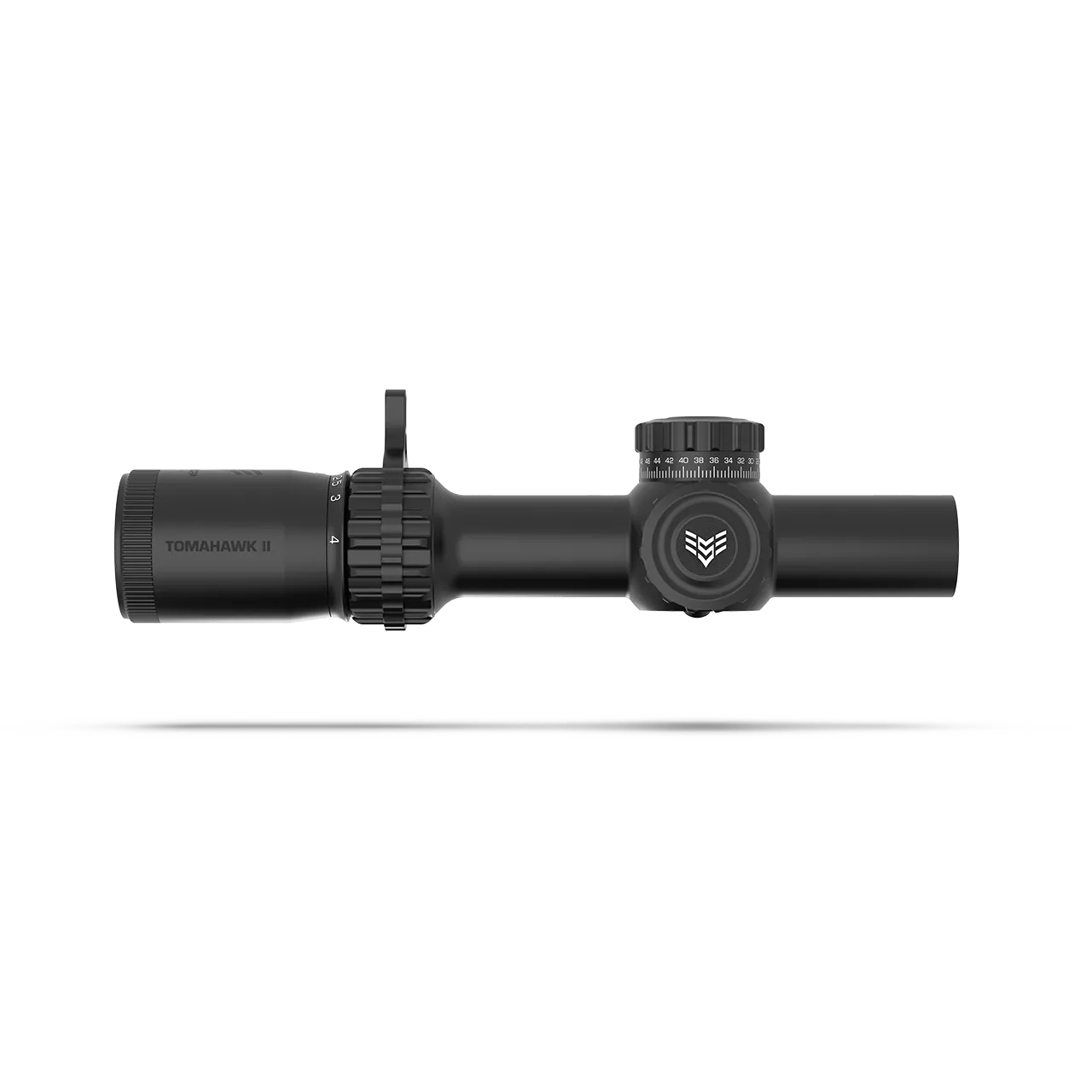 Swampfox Tomahawk II 1-4X24 SFP LPVO BFO Bright Fiber Optic Riflescope