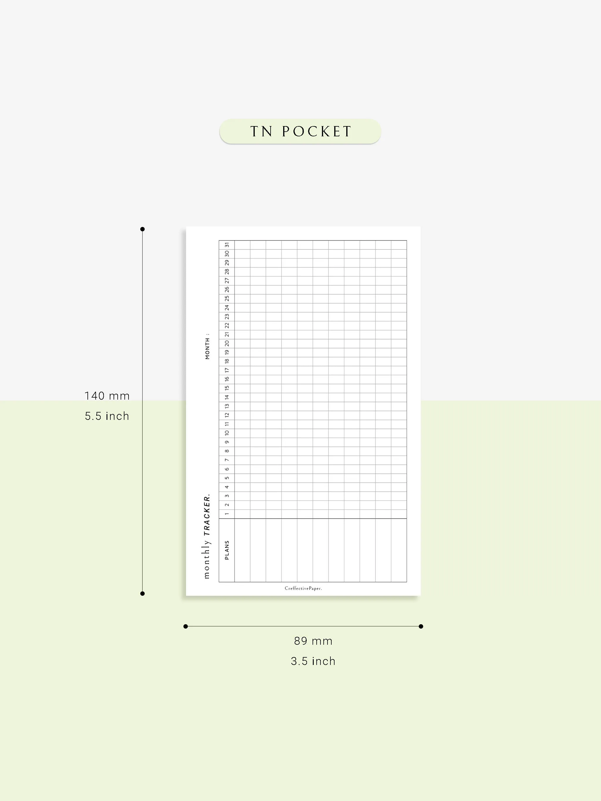 T101_M | Monthly Goal & Habit Tracker Template