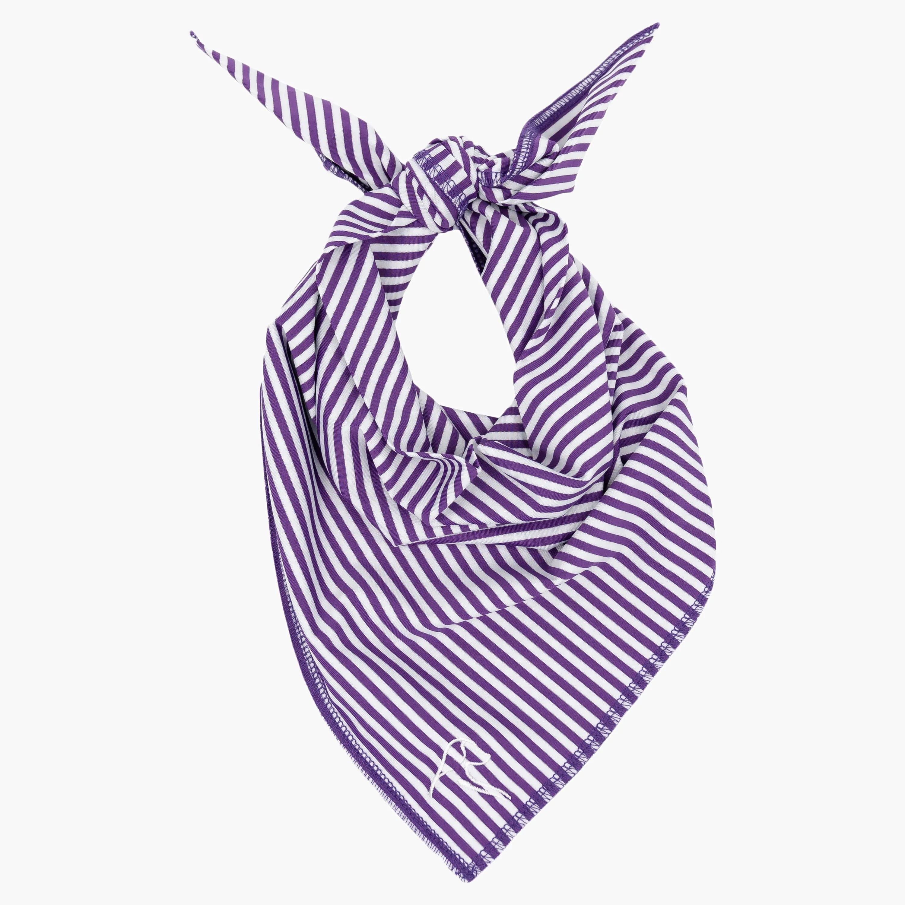 The Birdie Stripe | Performance Bandana | The Birdie Stripe - Reauxback Purple/White