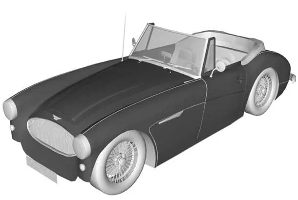 Voyager outdoor lightweight car covers for AUSTIN HEALEY