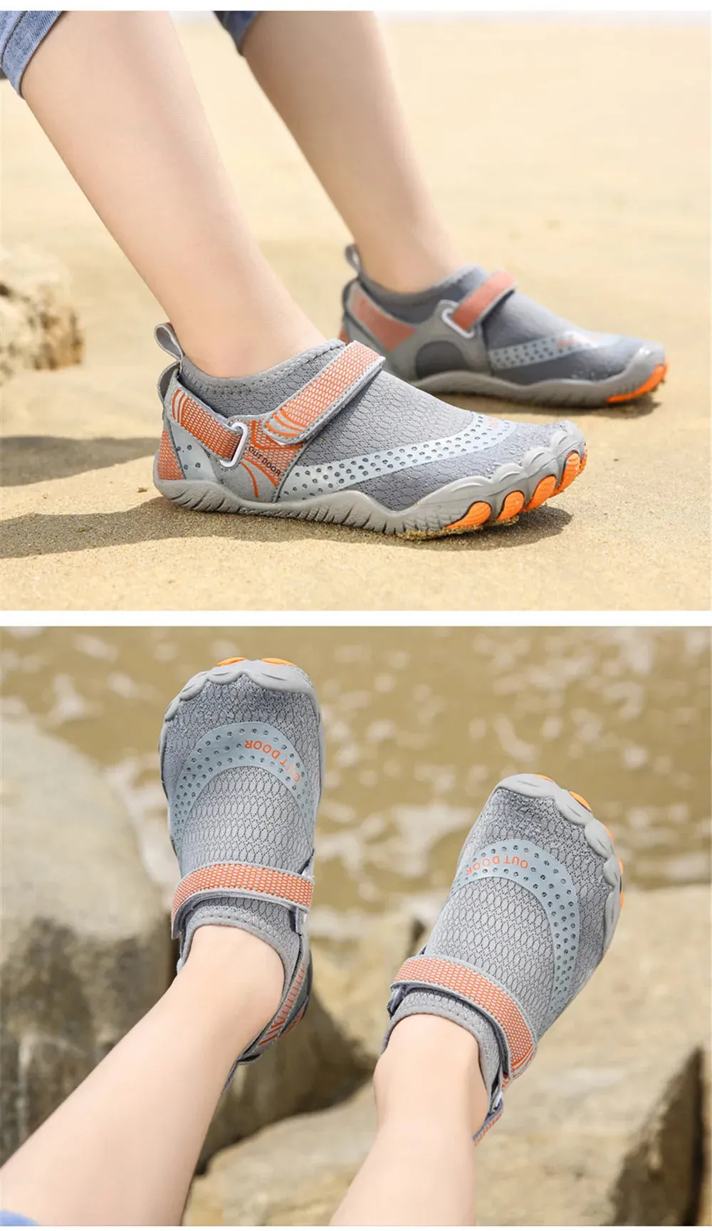 Water Shoes Boys & Girls Kids Quick Drying Non-Slip Barefoot Aqua Reef